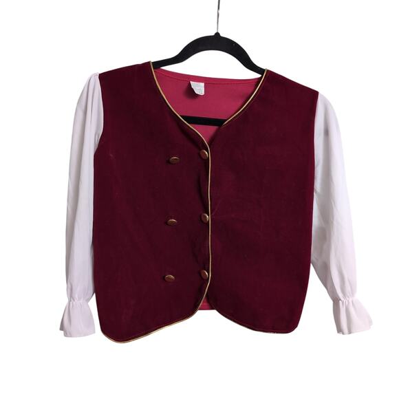 Vampire Costume Halloween Dress Up Cosplay Shirt Pants Cape M - Picture 3 of 14